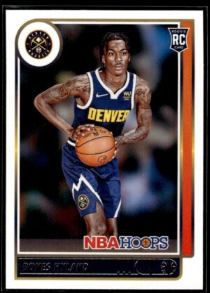 2021 NBA Hoops Denver Nuggets #224 Bones Hyland RC Rookie