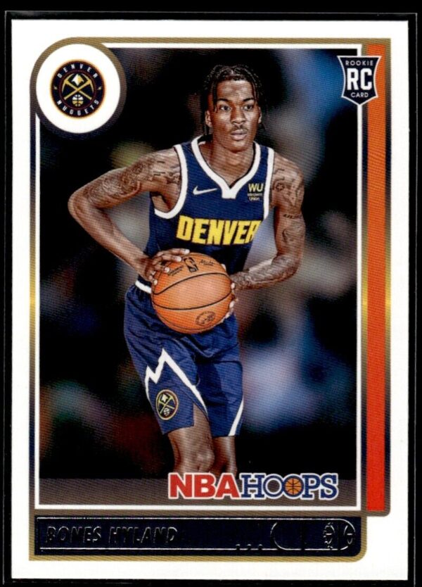 2021 NBA Hoops Denver Nuggets #224 Bones Hyland RC Rookie