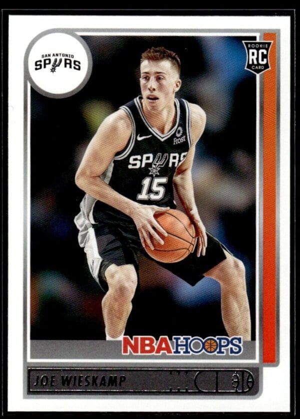 _10 2021 NBA Hoops San Antonio Spurs #245 Joe Wieskamp RC Rookie