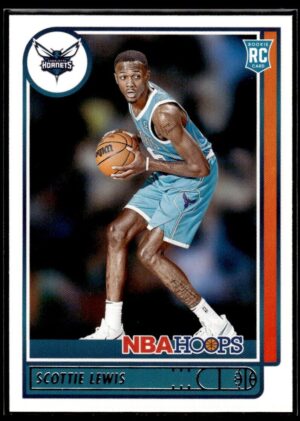 2021 NBA Hoops Charlotte Hornets #209 Scottie Lewis RC Rookie