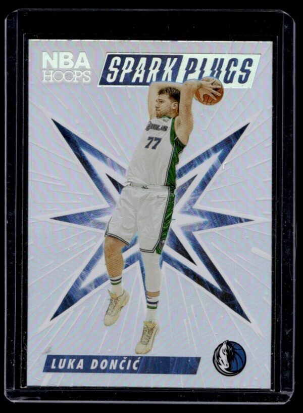 2022 Hoops Spark Plugs Dallas Mavericks #77 Luka Doncic Holo