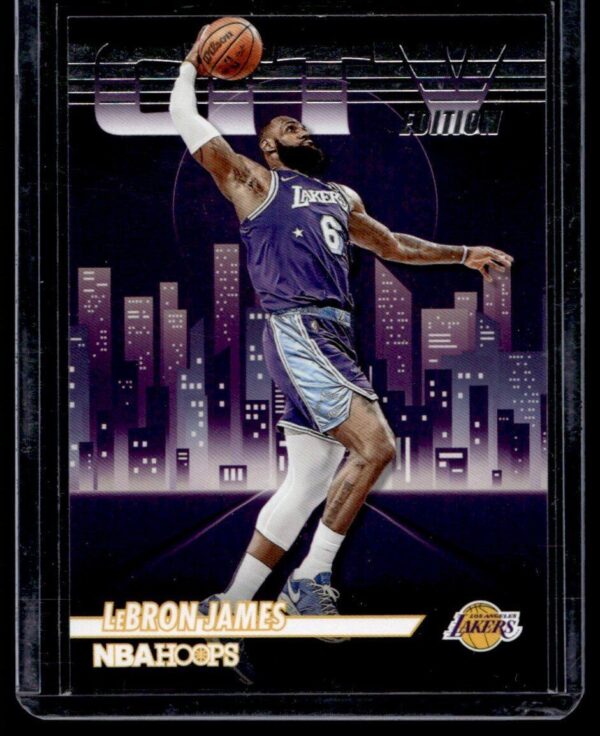 _10 2022 Hoops City Edition Los Angeles Lakers #18 LeBron James