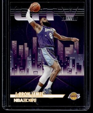 _10 2022 Hoops City Edition Los Angeles Lakers #18 LeBron James