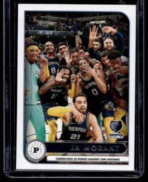 _10 2022 Hoops Panini Presents Memphis Grizzlies #6 Ja Morant