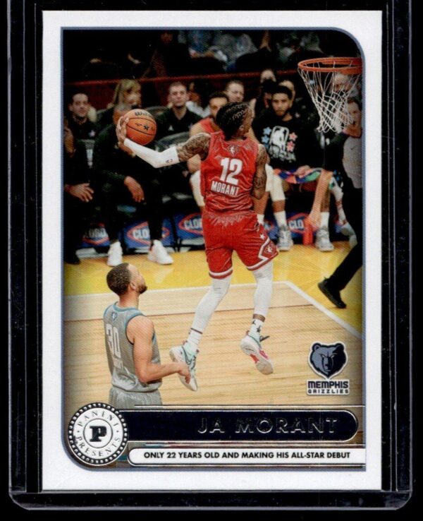 _10 2022 Hoops Panini Presents Memphis Grizzlies #10 Ja Morant