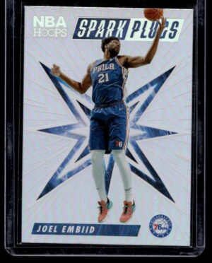 2022 Hoops Spark Plugs Philadelphia 76ers #22 Joel Embiid