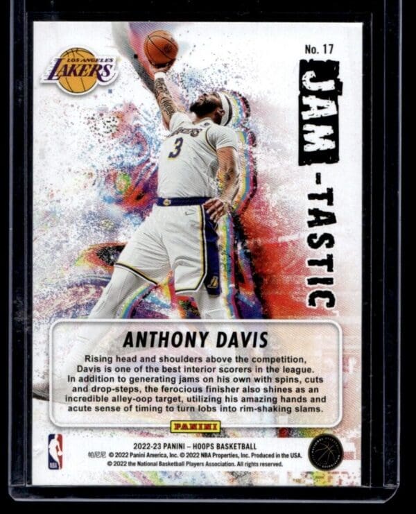 2022 Hoops Jam-tastic Los Angeles Lakers #17 Anthony Davis