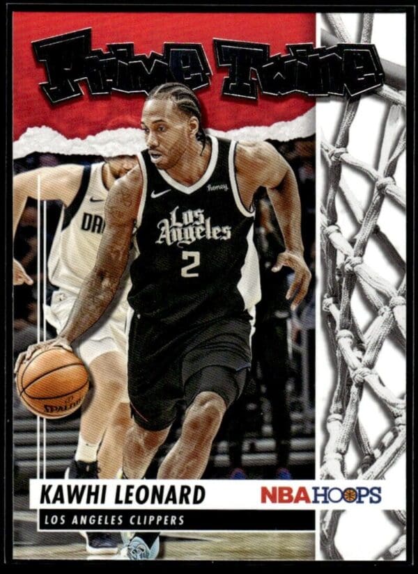 _10 2021-22 Hoops Prime Twine Kawhi Leonard Los Angeles Clippers #22