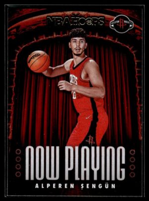2021-22 Hoops Now Playing Alperen Sengun Houston Rockets #16