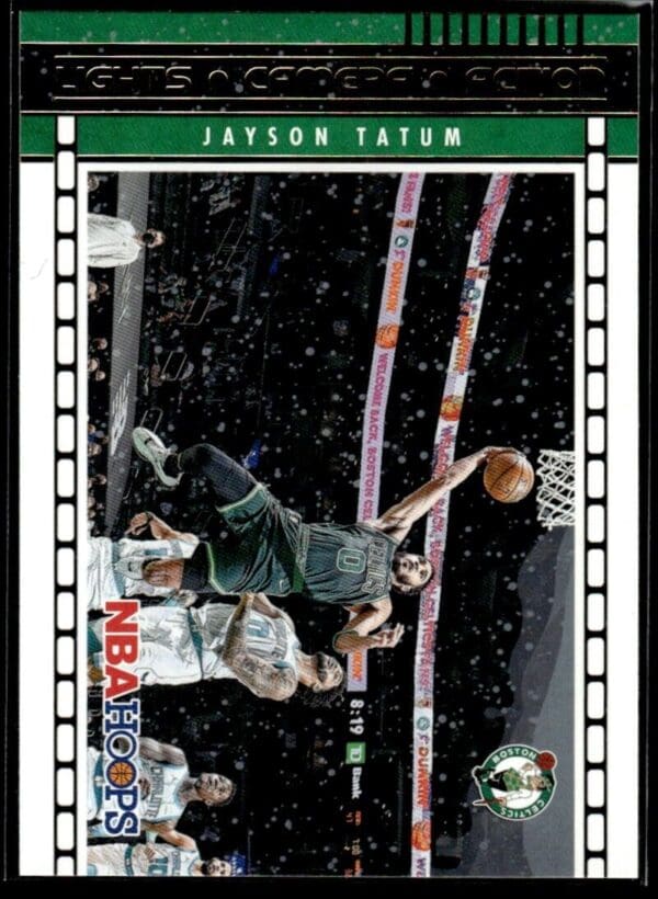 2021-22 Hoops Lights Camera Action Jayson Tatum Boston Celtics #11
