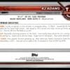 2002 Bowman University  #8 KJ Adams