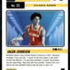 2021-22 Hoops Arriving Now Jalen Johnson Rookie Atlanta Hawks #23