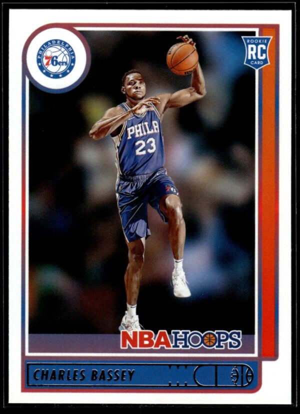 2021-22 Hoops Charles Bassey Rookie Philadelphia 76ers #217