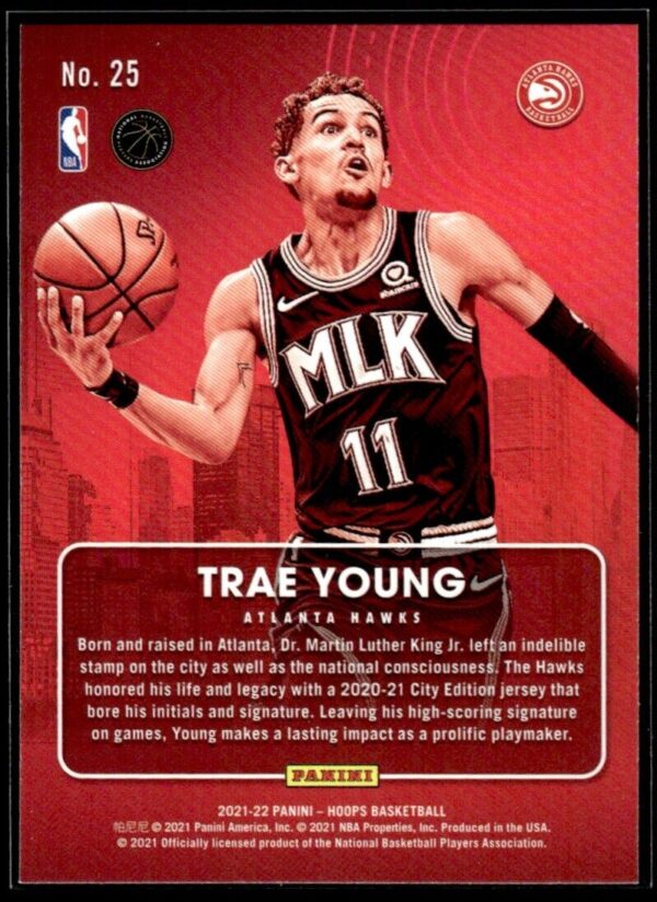 2021-22 Hoops City Edition Trae Young Atlanta Hawks #25