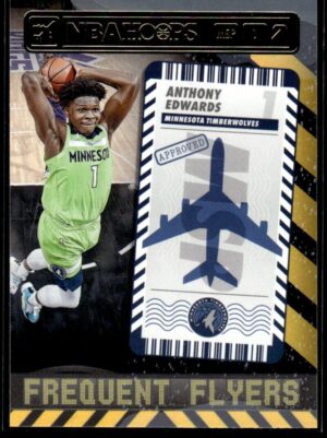 2021-22 Hoops Frequent Flyers Anthony Edwards Minnesota Timberwolves #7