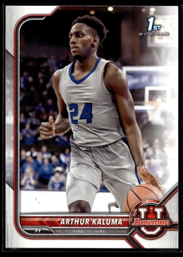 2002 Bowman University  #13 Arthur Kaluma