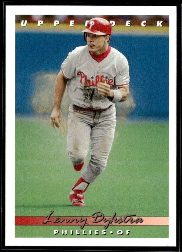 1993 Upper Deck Philadelphia Phillies #69 Lenny Dykstra