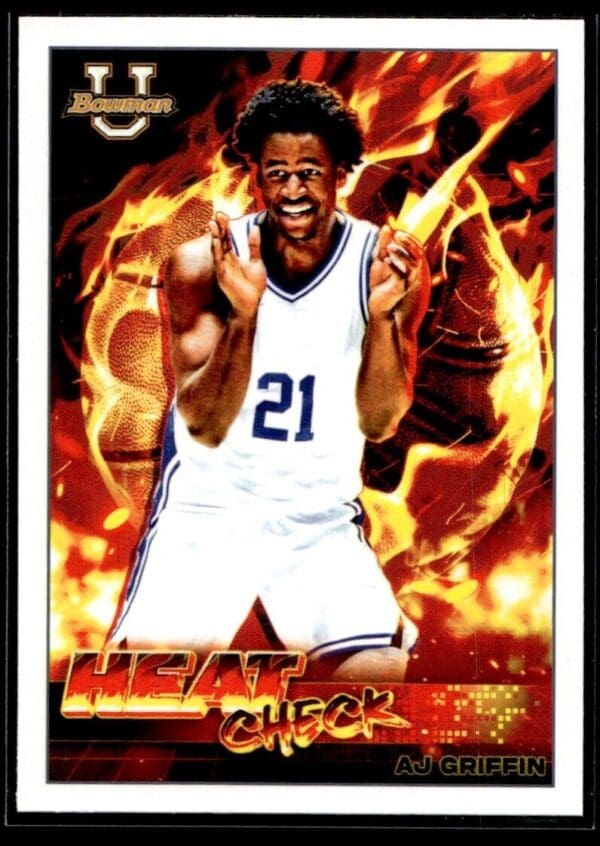 2002 Bowman University  #HC-10 AJ Griffin