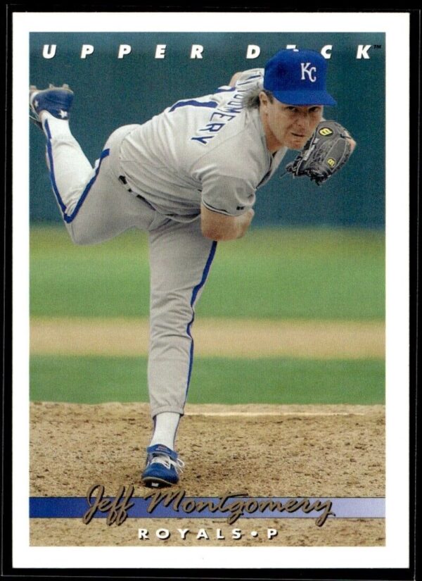 _10 1993 Upper Deck Kansas City Royals #62 Jeff Montgomery