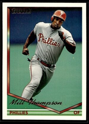 1994 Topps Philadelphia Phillies #722 Milt Thompson