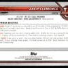 2002 Bowman University  #7 Zach Clemence