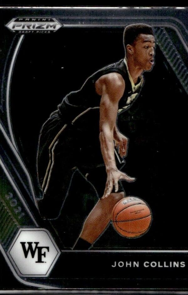 2021 Panini Prizm Draft Picks Wake Forest Demon Deacons #94 John Collins