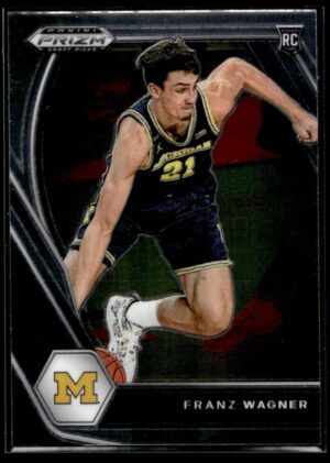 2021 Panini Prizm Draft Picks Michigan Wolverines #9 Franz Wagner RC Rookie