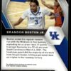 2021 Panini Prizm Draft Picks Kentucky Wildcats #24 Brandon Boston Jr. RC Rookie