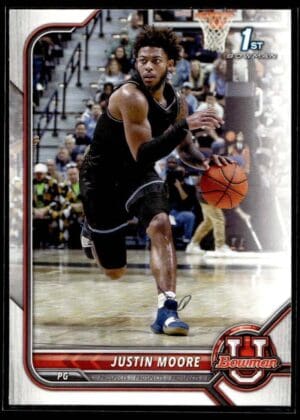 2002 Bowman University  #56 Justin Moore