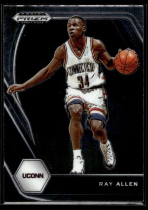 2021 Panini Prizm Draft Picks Connecticut Huskies #91 Ray Allen
