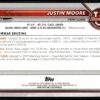 2002 Bowman University  #56 Justin Moore