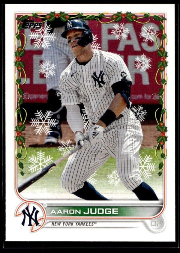 2022 Topps Holiday New York Yankees #HW1 Aaron Judge
