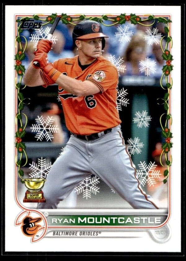 _10 2022 Topps Holiday Baltimore Orioles #HW45 Ryan Mountcastle