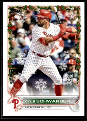 2022 Topps Holiday Philadelphia Phillies #HW99 Kyle Schwarber