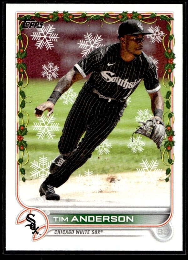 _10 2022 Topps Holiday Chicago White Sox #HW187 Tim Anderson