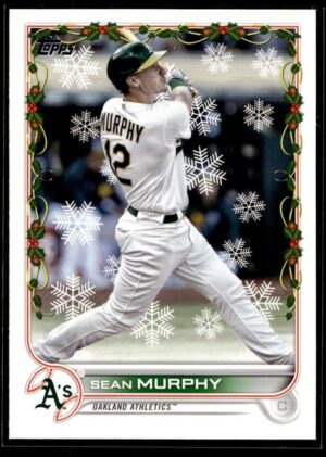 _10 2022 Topps Holiday Oakland Athletics #HW107 Sean Murphy RC Rookie