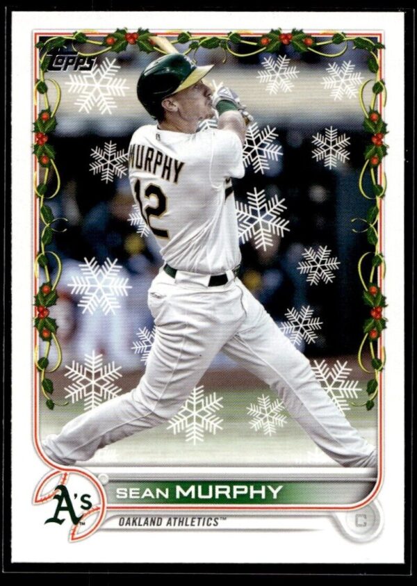 2022 Topps Holiday Oakland Athletics #HW107 Sean Murphy RC Rookie