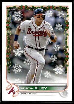 _10 2022 Topps Holiday Atlanta Braves #HW146 Austin Riley