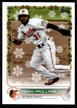 _10 2022 Topps Holiday Baltimore Orioles #HW86 Cedric Mullins