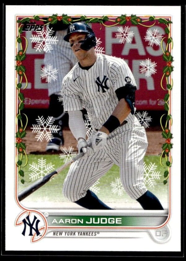 2022 Topps Holiday New York Yankees #HW1 Aaron Judge