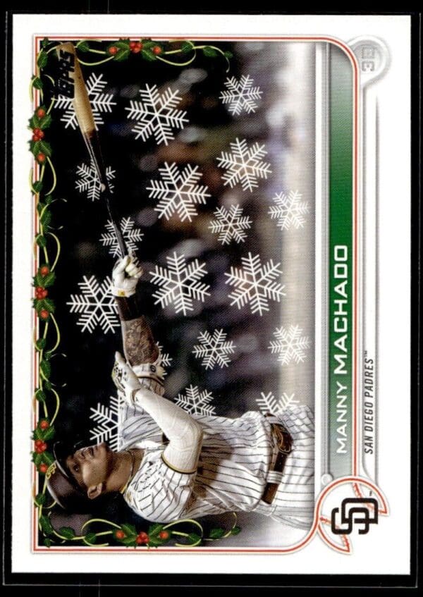 _10 2022 Topps Holiday San Diego Padres #HW143 Manny Machado