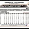 2022 Topps Holiday San Francisco Giants #HW35 Brandon Crawford