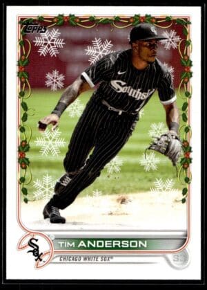 _10 2022 Topps Holiday Chicago White Sox #HW187 Tim Anderson