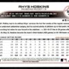 2022 Topps Holiday Philadelphia Phillies #HW105 Rhys Hoskins