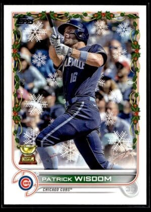 2022 Topps Holiday Chicago Cubs #HW197 Patrick Wisdom