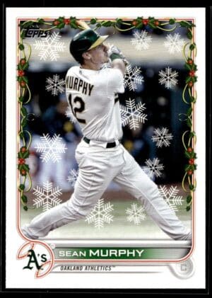 _10 2022 Topps Holiday Oakland Athletics #HW107 Sean Murphy