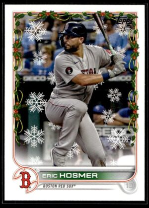 _10 2022 Topps Holiday Boston Red Sox #HW18 Eric Hosmer
