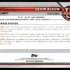 2002 Bowman University  #25 Devin Askew