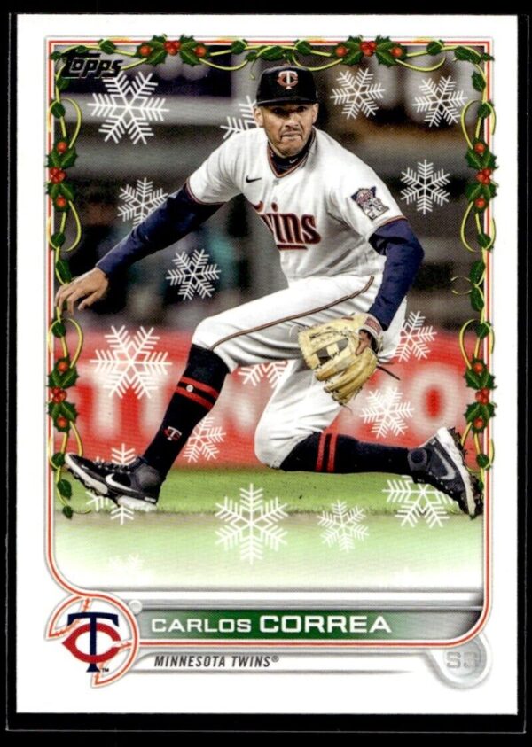 2022 Topps Holiday Minnesota Twins #HW132 Carlos Correa