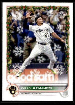2022 Topps Holiday Milwaukee Brewers #HW184 Willy Adames